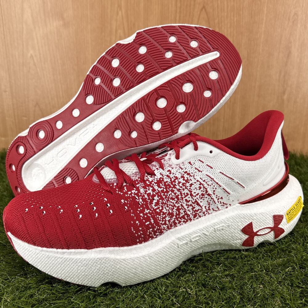 Under Armour HOVR Infinite Elite Wisconsin Badgers 3028730-102 Men's Size 12